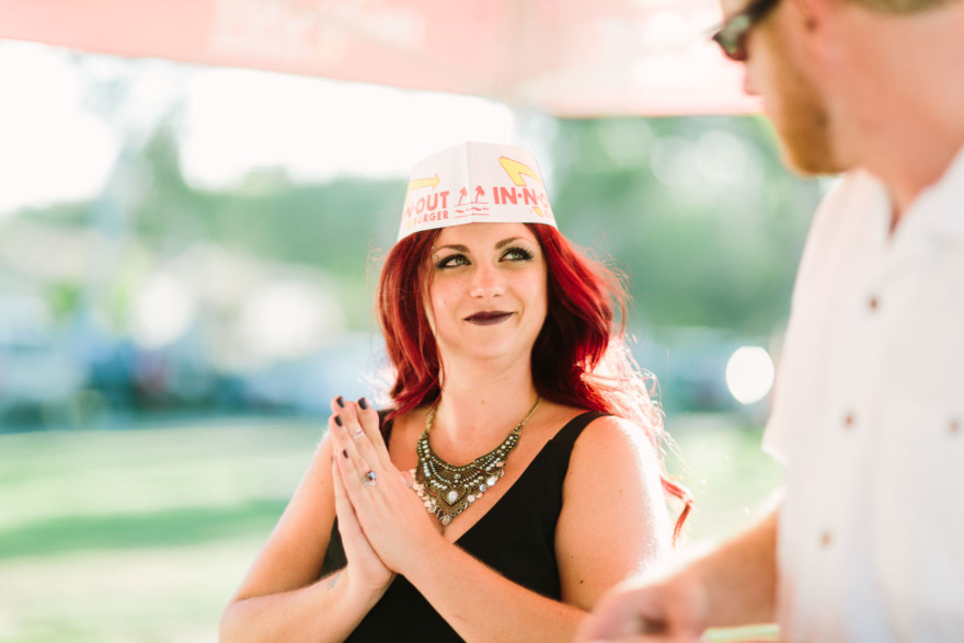 Nontraditional RV Camp Wedding – Photo by Let's Frolic Together