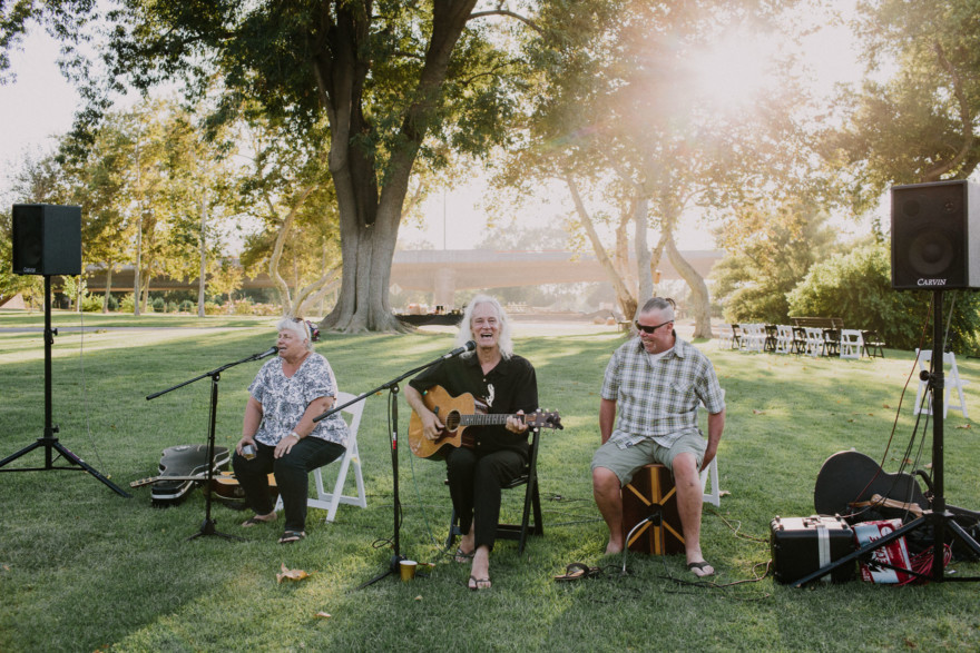 Nontraditional RV Camp Wedding – Photo by Let's Frolic Together