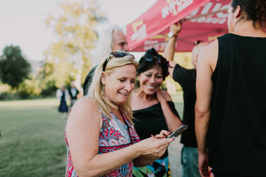 Nontraditional RV Camp Wedding – Photo by Let's Frolic Together