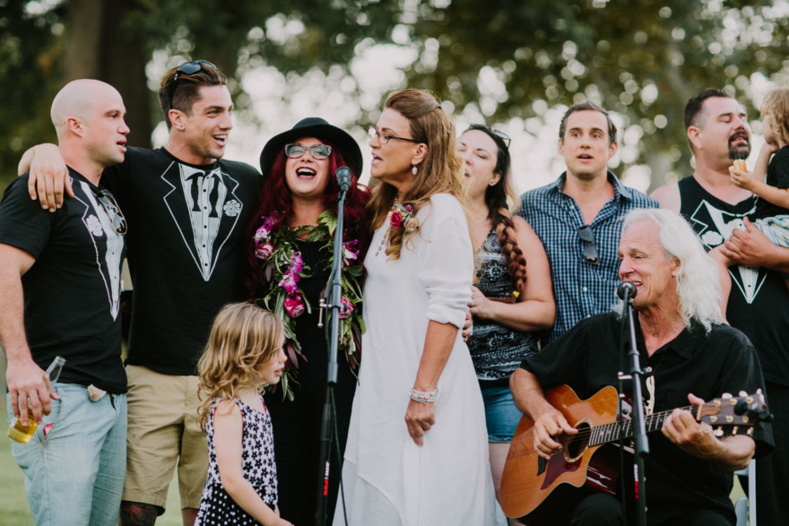 Nontraditional RV Camp Wedding – Photo by Let's Frolic Together