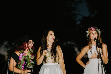 Nontraditional RV Camp Wedding – Photo by Let's Frolic Together