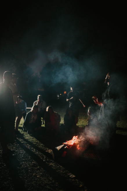 Nontraditional RV Camp Wedding – Photo by Let's Frolic Together