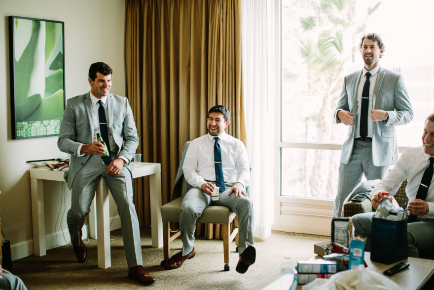 Wet Wedding at the Admiral Kidd Club – Photo by Let's Frolic Together