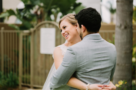 Wet Wedding at the Admiral Kidd Club – Photo by Let's Frolic Together
