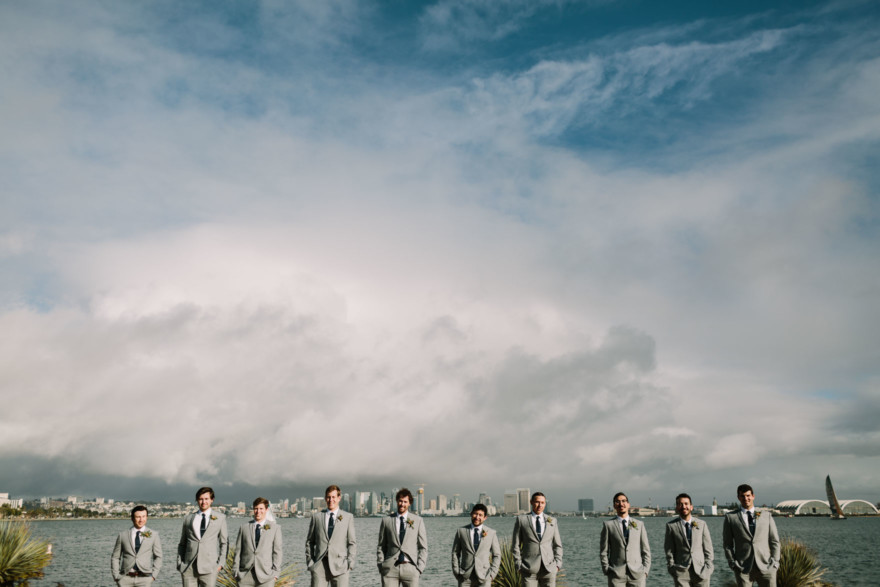 Wet Wedding at the Admiral Kidd Club – Photo by Let's Frolic Together