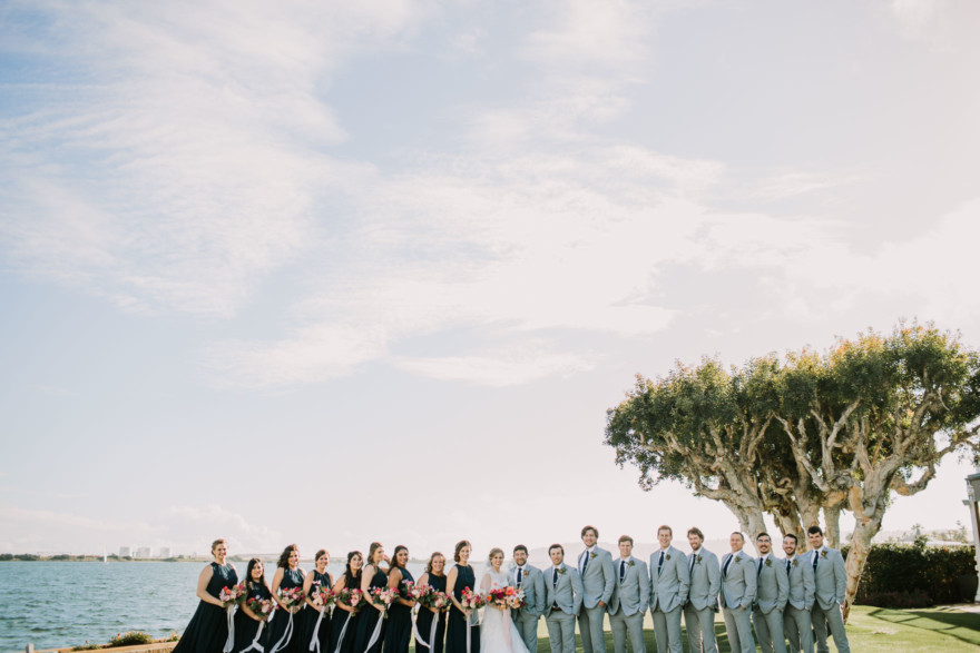 Wet Wedding at the Admiral Kidd Club – Photo by Let's Frolic Together