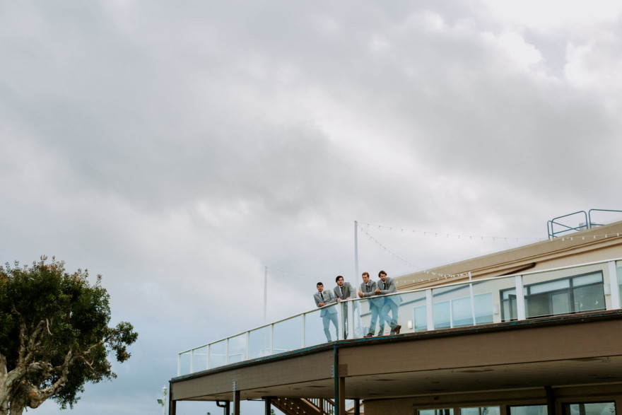 Wet Wedding at the Admiral Kidd Club – Photo by Let's Frolic Together
