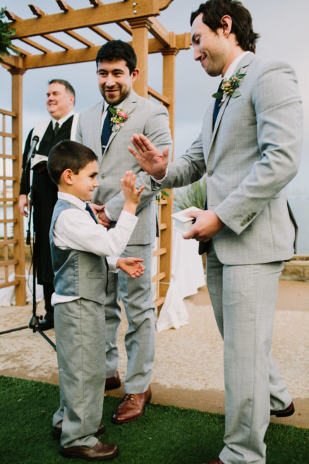 Wet Wedding at the Admiral Kidd Club – Photo by Let's Frolic Together
