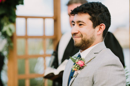 Wet Wedding at the Admiral Kidd Club – Photo by Let's Frolic Together
