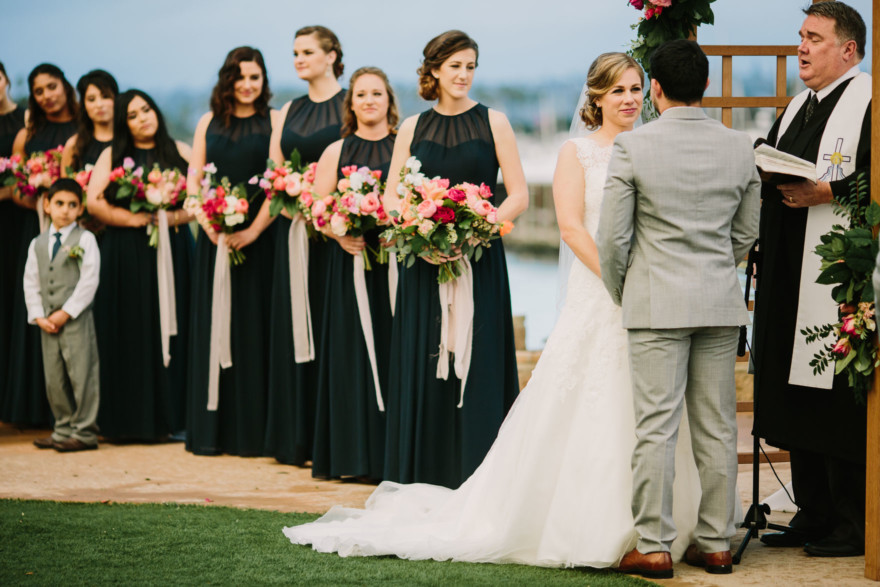 Wet Wedding at the Admiral Kidd Club – Photo by Let's Frolic Together