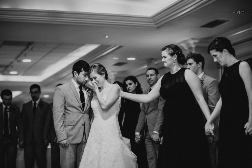 Wet Wedding at the Admiral Kidd Club – Photo by Let's Frolic Together