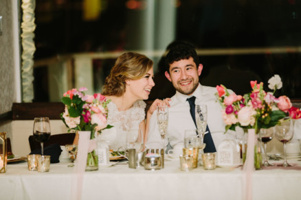 Wet Wedding at the Admiral Kidd Club – Photo by Let's Frolic Together