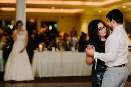 Wet Wedding at the Admiral Kidd Club – Photo by Let's Frolic Together