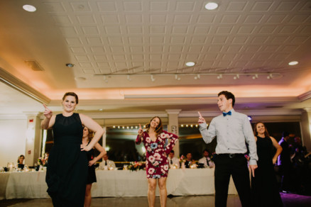 Wet Wedding at the Admiral Kidd Club – Photo by Let's Frolic Together