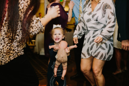 Wet Wedding at the Admiral Kidd Club – Photo by Let's Frolic Together
