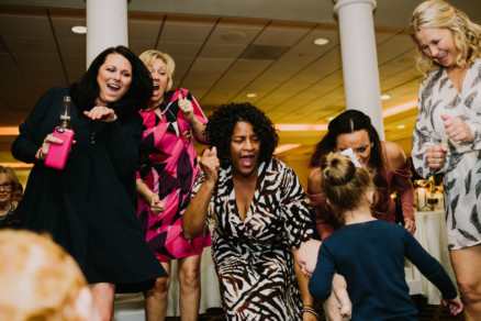 Wet Wedding at the Admiral Kidd Club – Photo by Let's Frolic Together