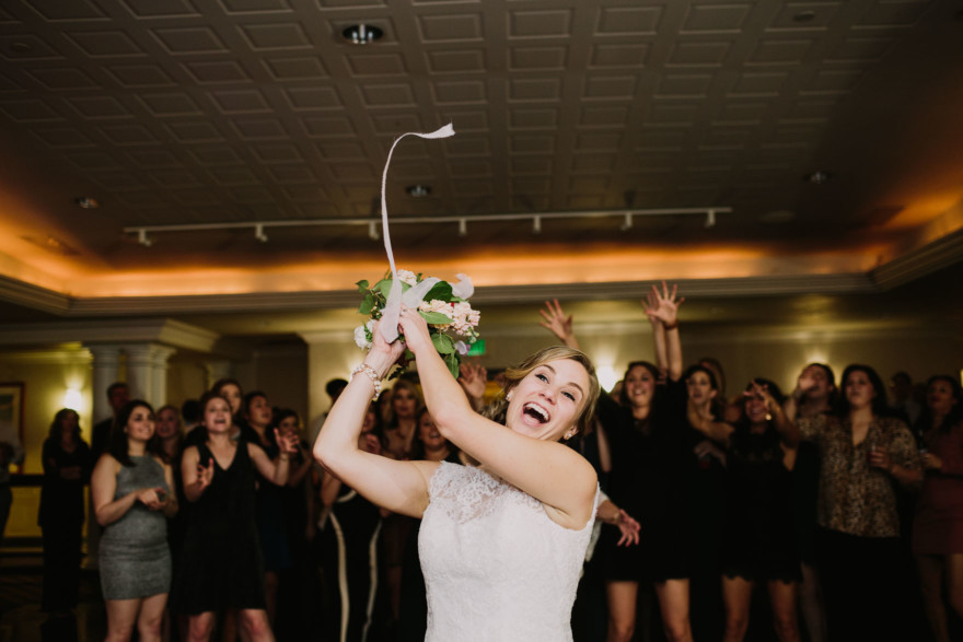Wet Wedding at the Admiral Kidd Club – Photo by Let's Frolic Together