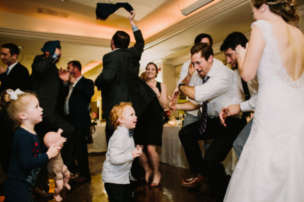 Wet Wedding at the Admiral Kidd Club – Photo by Let's Frolic Together