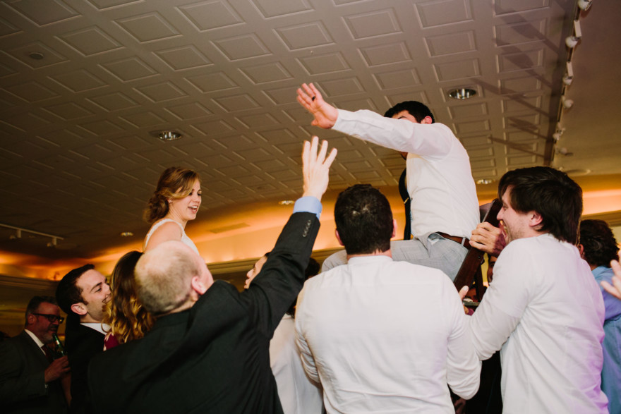 Wet Wedding at the Admiral Kidd Club – Photo by Let's Frolic Together