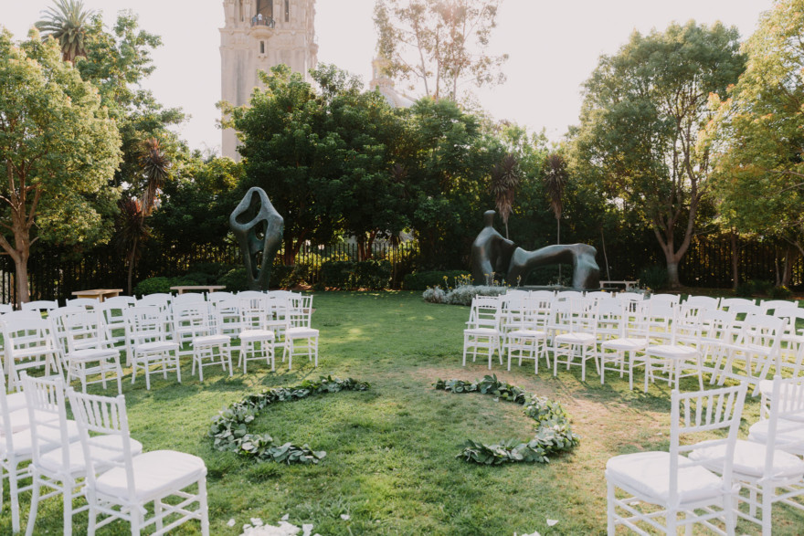 Art Garden Wedding at Balboa Park – Photo by Let's Frolic Together
