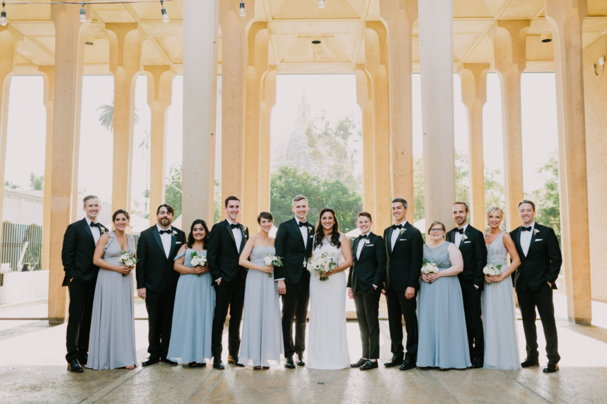 Art Garden Wedding at Balboa Park – Photo by Let's Frolic Together