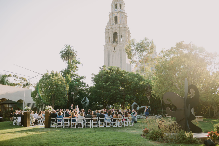 Art Garden Wedding at Balboa Park – Photo by Let's Frolic Together