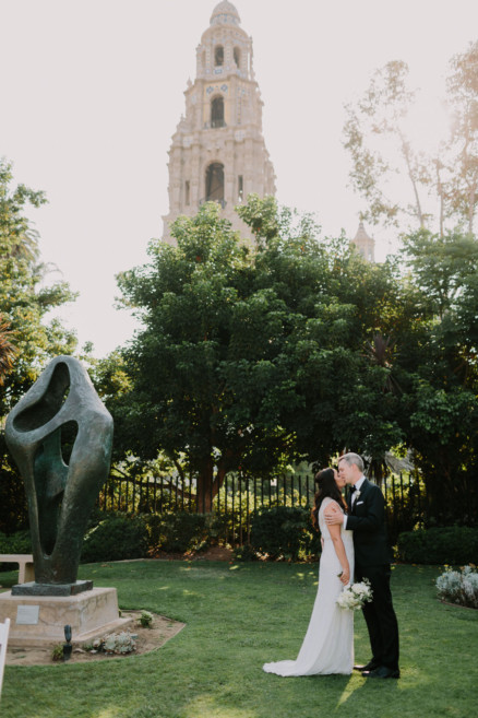 Art Garden Wedding at Balboa Park – Photo by Let's Frolic Together