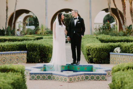 Art Garden Wedding at Balboa Park – Photo by Let's Frolic Together
