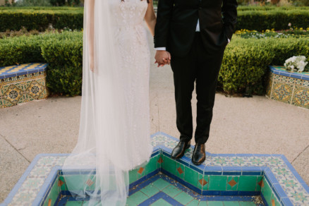 Art Garden Wedding at Balboa Park – Photo by Let's Frolic Together