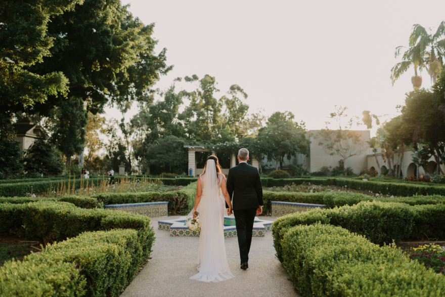 Art Garden Wedding at Balboa Park – Photo by Let's Frolic Together