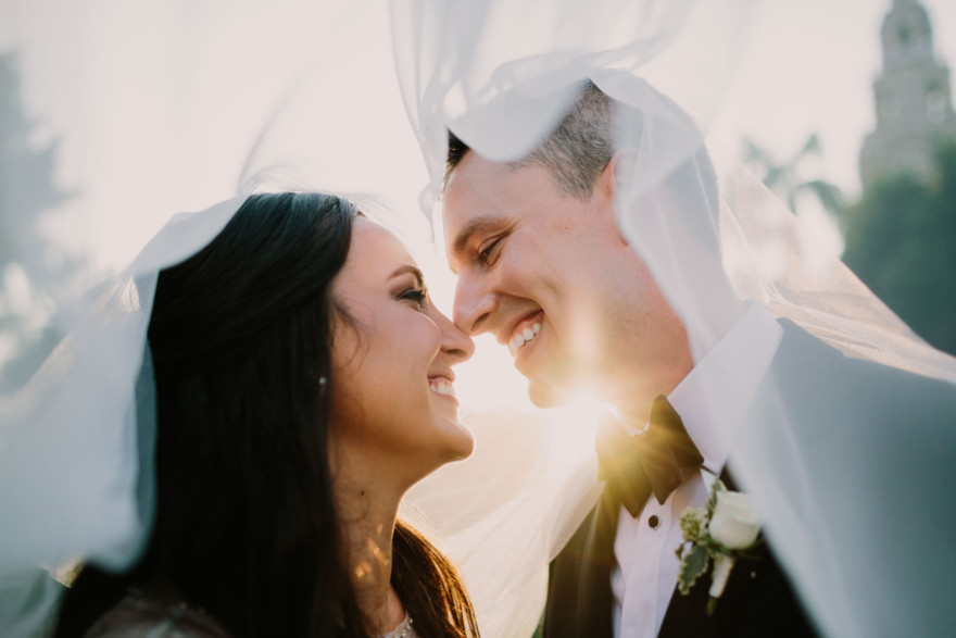 Art Garden Wedding at Balboa Park – Photo by Let's Frolic Together