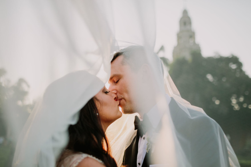 Art Garden Wedding at Balboa Park – Photo by Let's Frolic Together