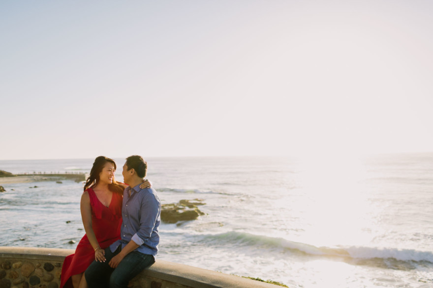 Sun & Surf La Jolla Engagement – Photo by Let's Frolic Together