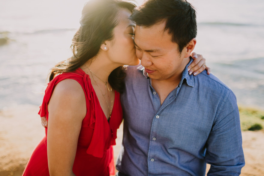 Sun & Surf La Jolla Engagement – Photo by Let's Frolic Together