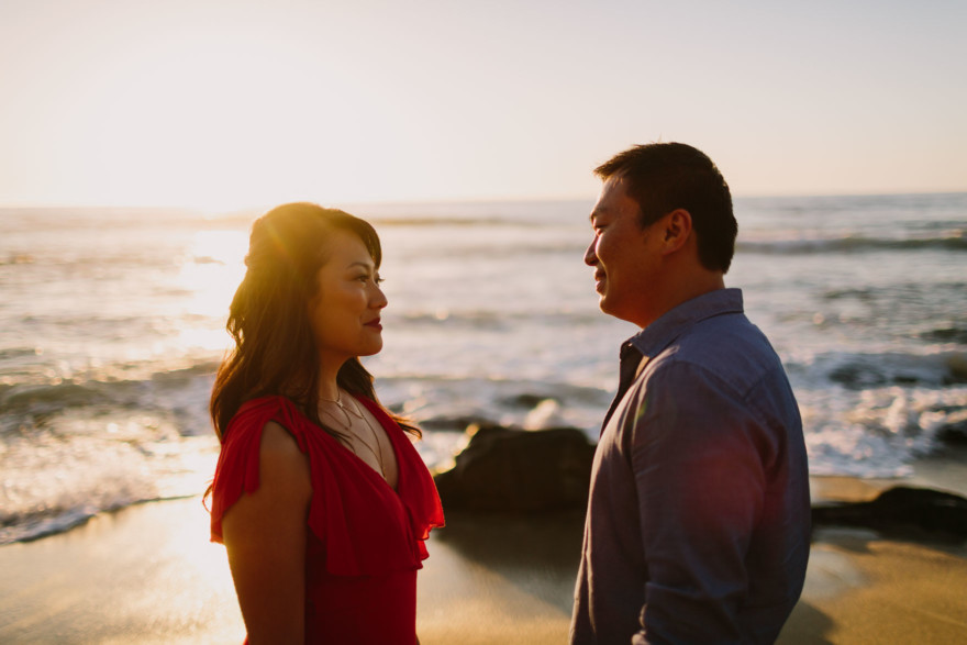 Sun & Surf La Jolla Engagement – Photo by Let's Frolic Together