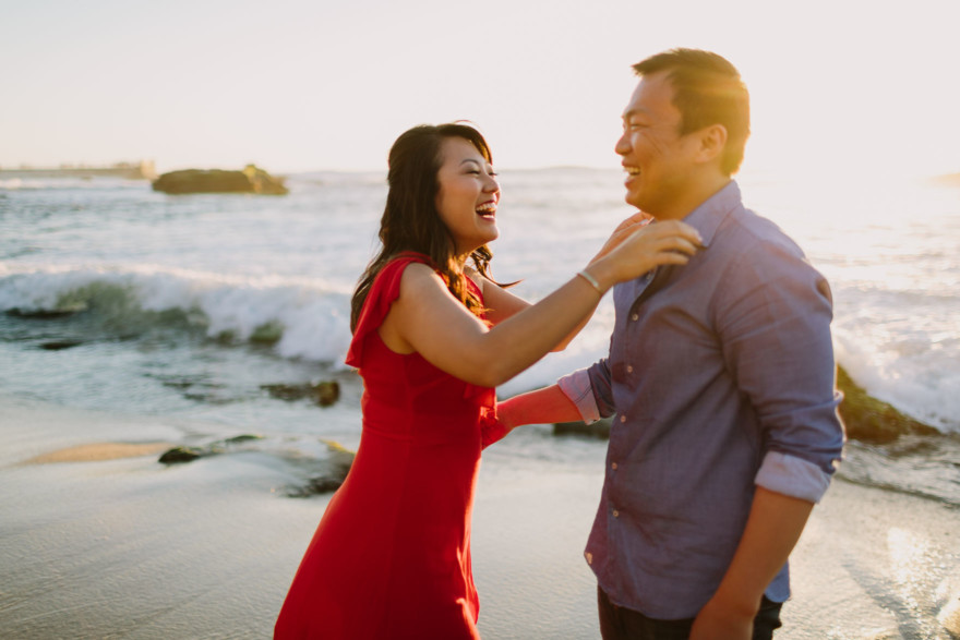 Sun & Surf La Jolla Engagement – Photo by Let's Frolic Together
