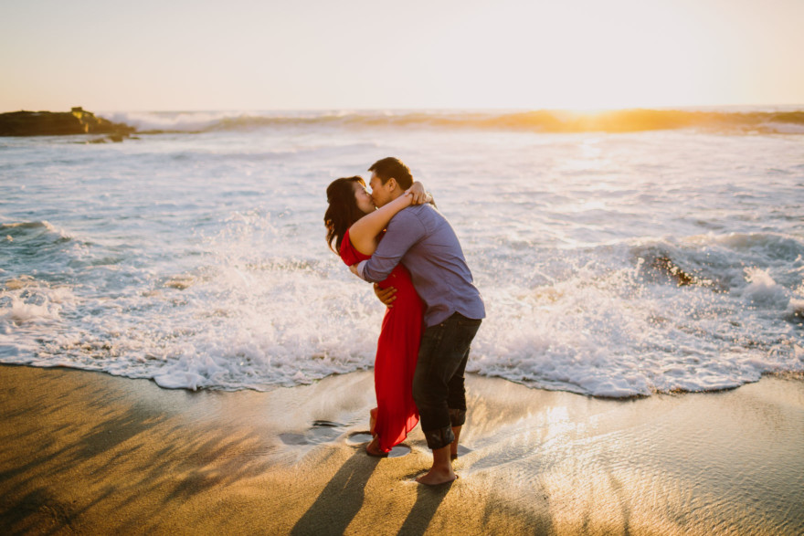 Sun & Surf La Jolla Engagement – Photo by Let's Frolic Together
