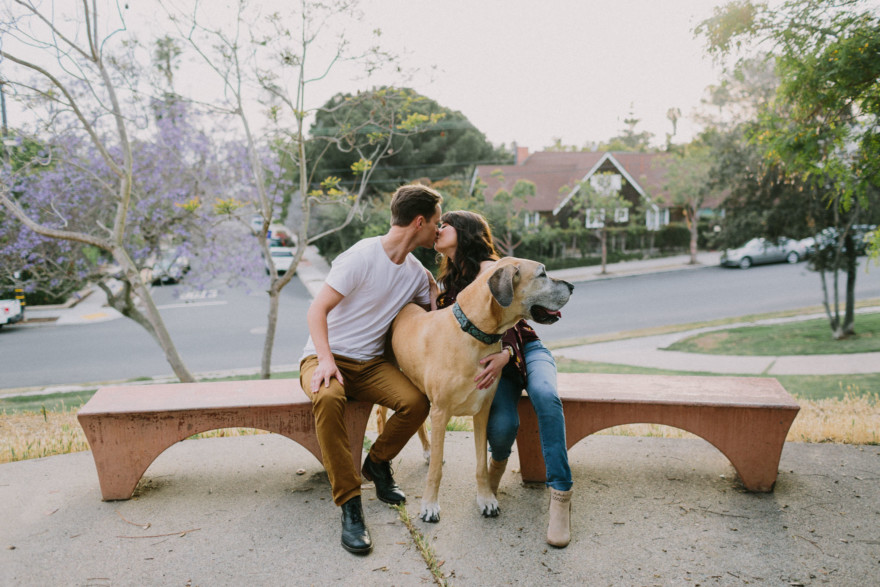 Engagement Under a Painted Sky – Photo by Let's Frolic Together