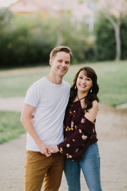 Engagement Under a Painted Sky – Photo by Let's Frolic Together