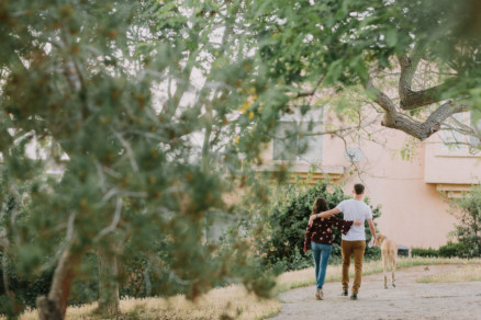 Engagement Under a Painted Sky – Photo by Let's Frolic Together