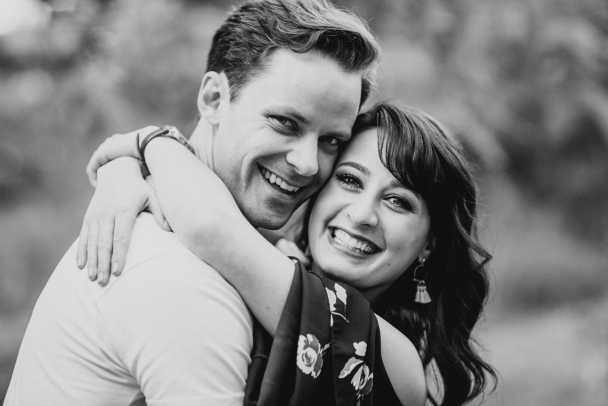 Engagement Under a Painted Sky – Photo by Let's Frolic Together