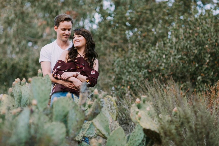 Engagement Under a Painted Sky – Photo by Let's Frolic Together