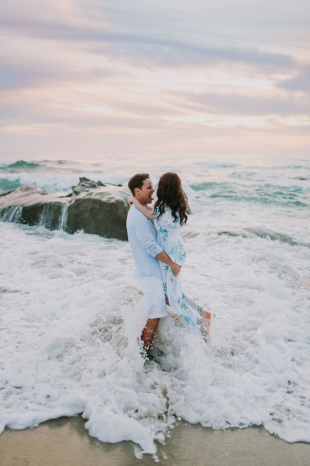 Engagement Under a Painted Sky – Photo by Let's Frolic Together