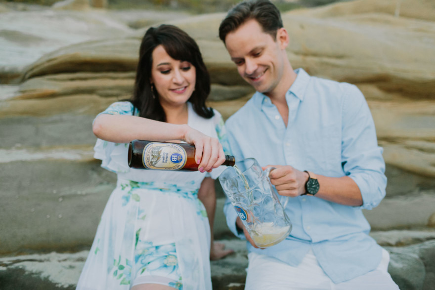 Engagement Under a Painted Sky – Photo by Let's Frolic Together