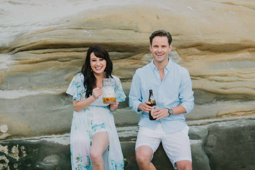 Engagement Under a Painted Sky – Photo by Let's Frolic Together