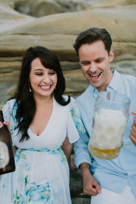 Engagement Under a Painted Sky – Photo by Let's Frolic Together