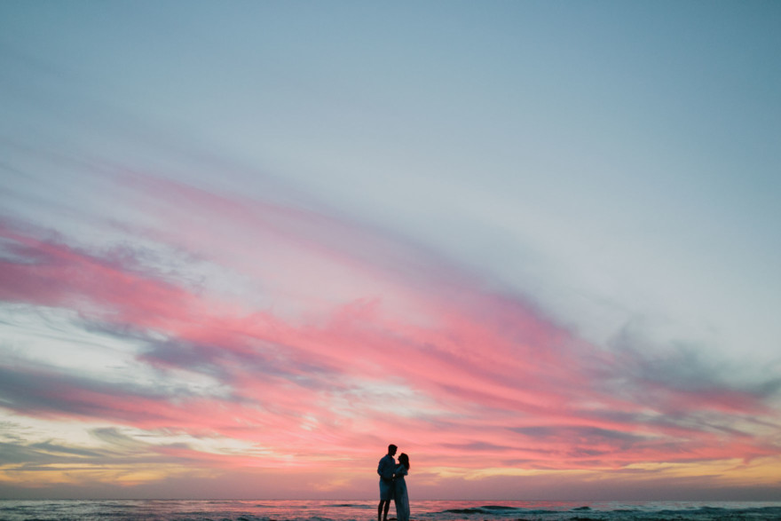 Engagement Under a Painted Sky – Photo by Let's Frolic Together