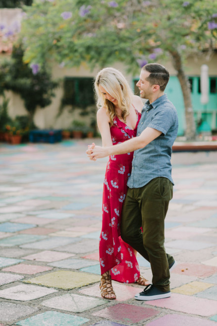 Balboa Park Tender Engagement – Photo by Let's Frolic Together