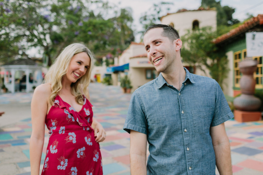Balboa Park Tender Engagement – Photo by Let's Frolic Together
