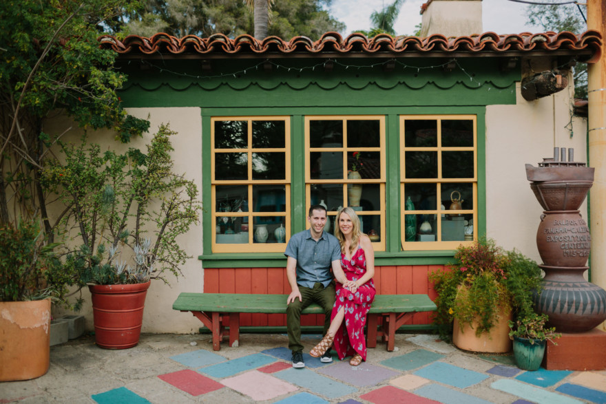 Balboa Park Tender Engagement – Photo by Let's Frolic Together